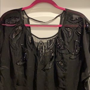 Detailed chiffon top